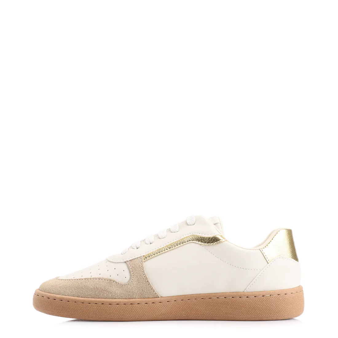 Tênis Alt Off White/Couro Camurça Bege - foto 4
