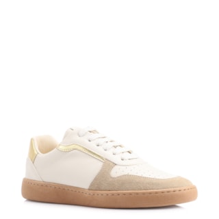 Alt Off White/Couro Camurça Bege