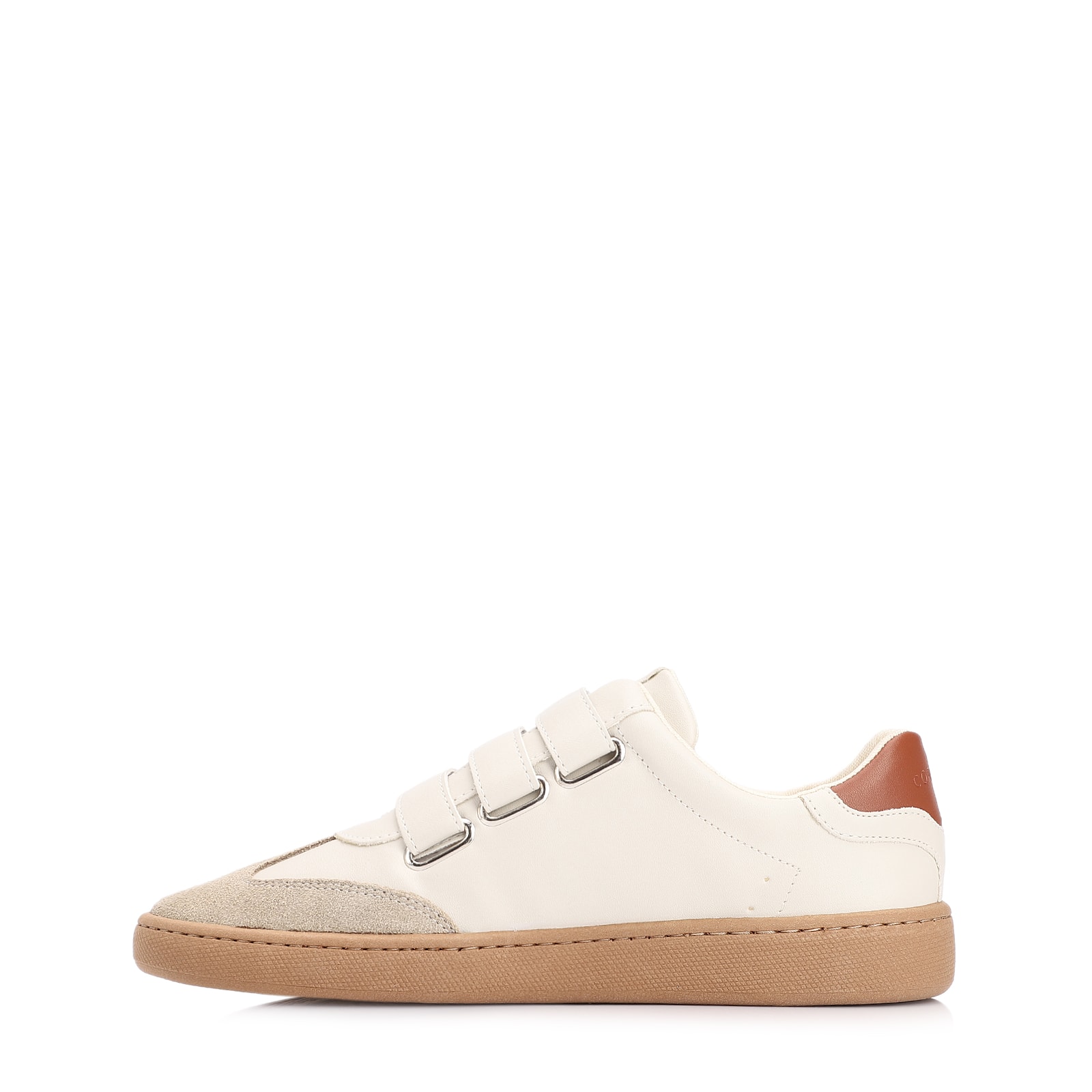 Tênis Alt Off White/Couro Camurça Bege/Alt Marrom