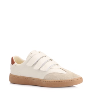 Alt Off White/Couro Camurça Bege/Alt Marrom