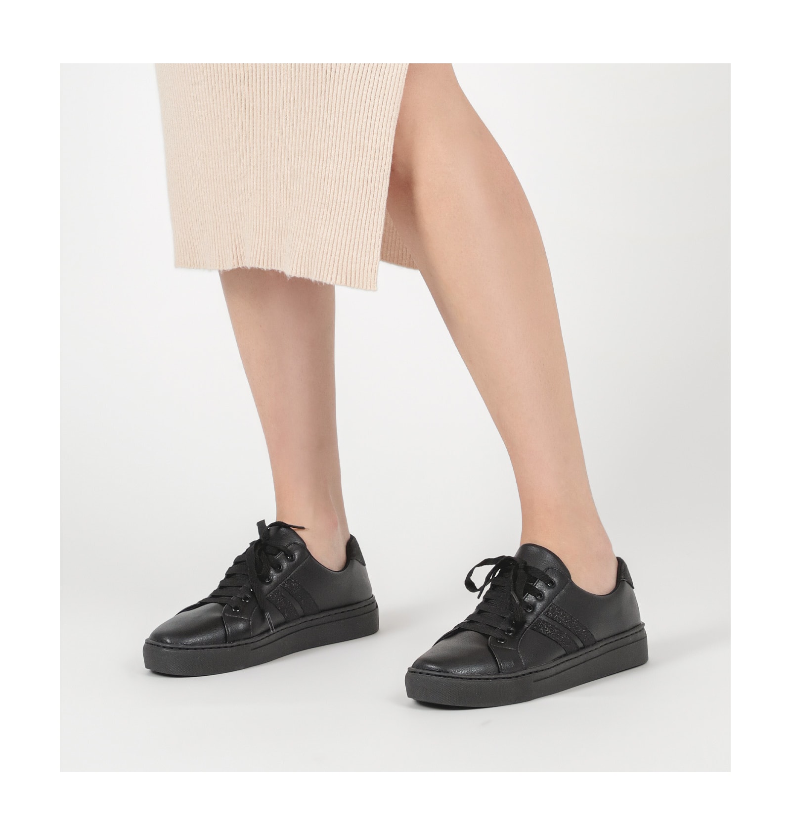 Tênis Alt Preto/Glitter Preto