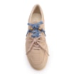 Tênis Bege Couro Nobuck Floater Duplo Cadarço - imagem 5