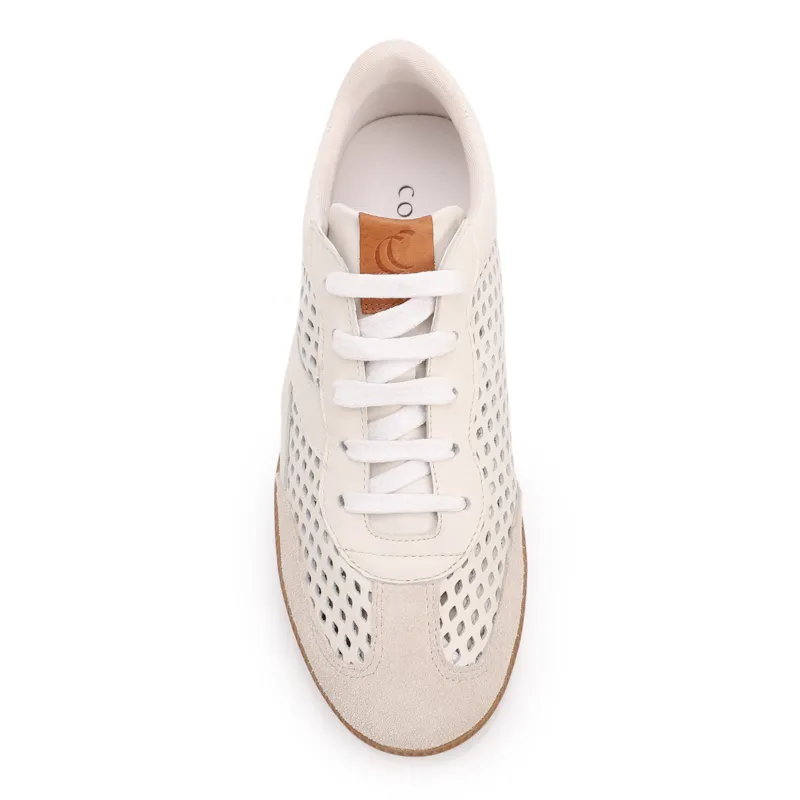 Tênis Branco Couro Perfuro - foto 5