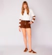 Tênis Couro Camurça Marrom/Alt Off White - imagem 9