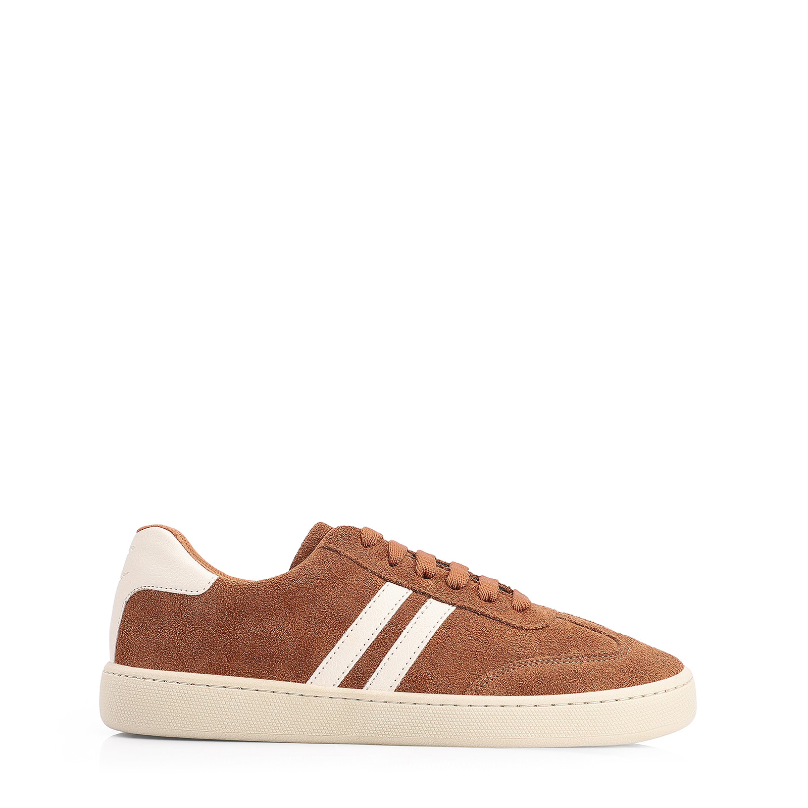 Tênis Couro Camurça Marrom/Alt Off White