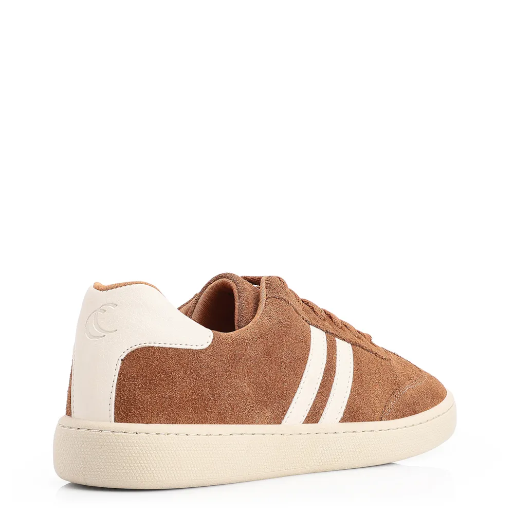 Tênis Couro Camurça Marrom/Alt Off White - imagem 4