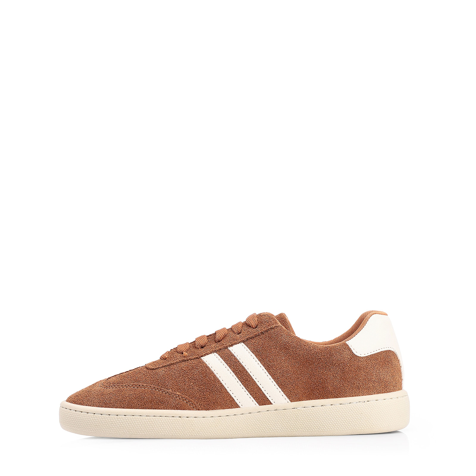 Tênis Couro Camurça Marrom/Alt Off White