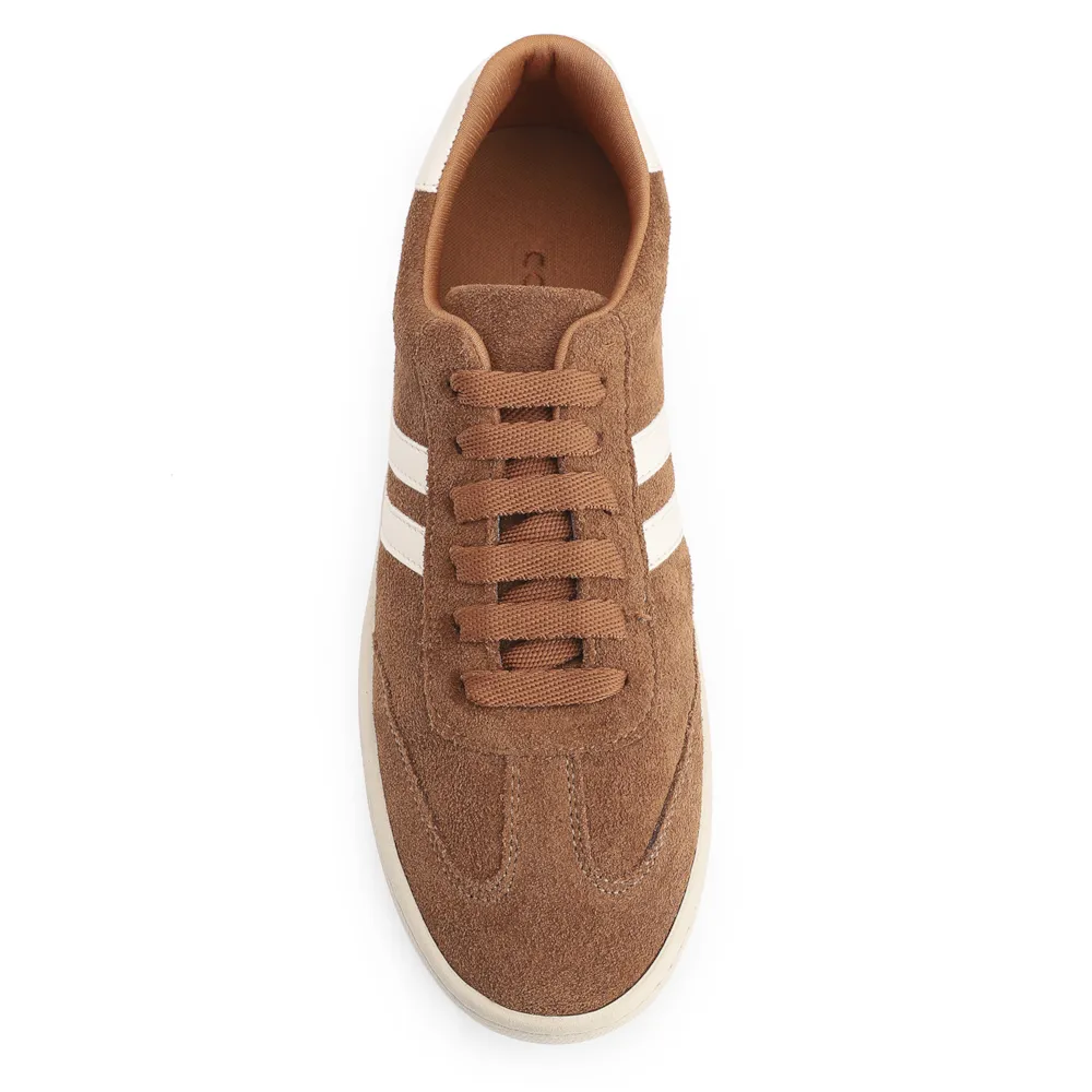 Tênis Couro Camurça Marrom/Alt Off White - imagem 6