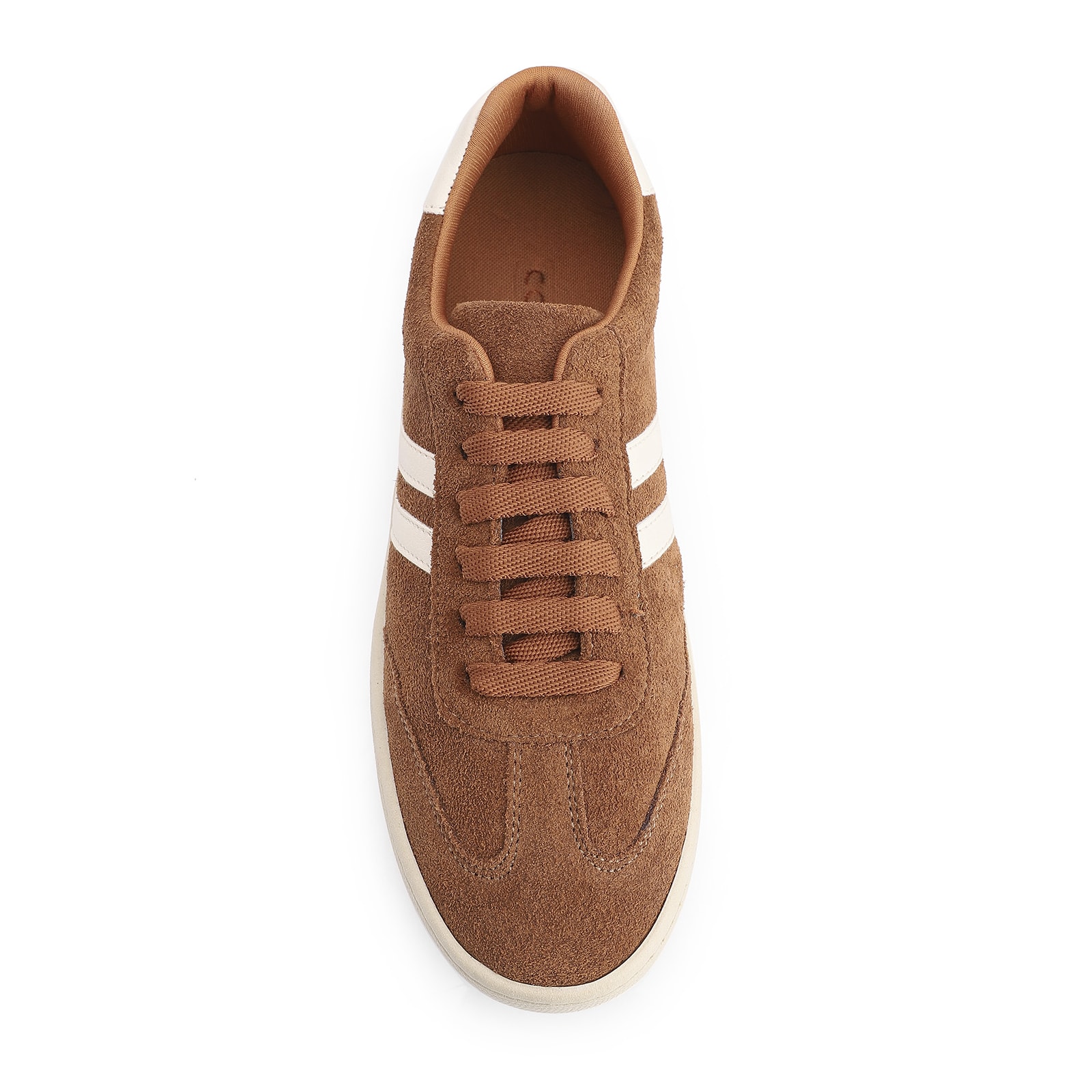 Tênis Couro Camurça Marrom/Alt Off White