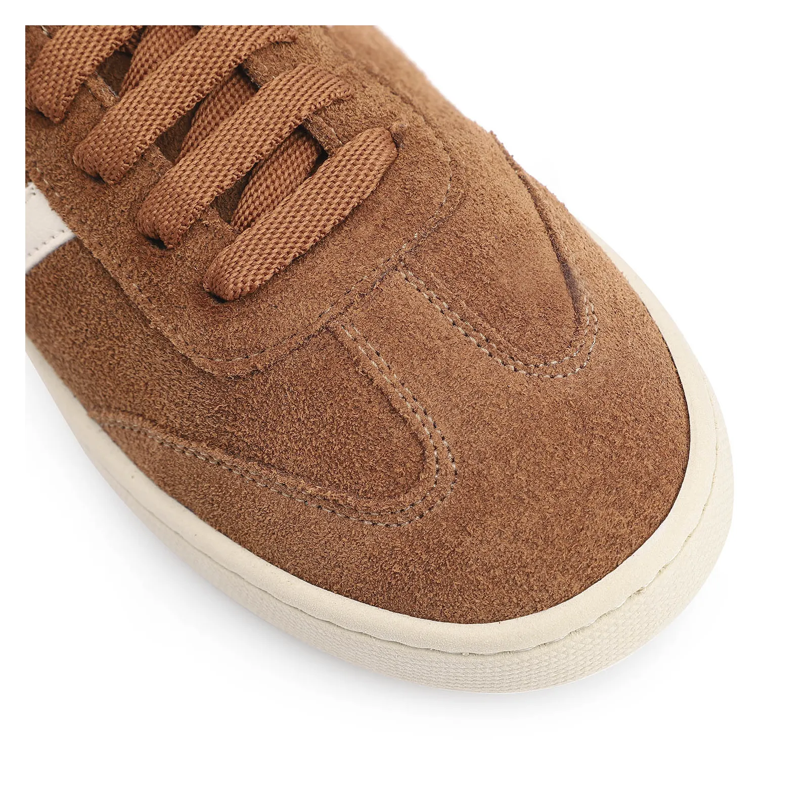 Tênis Couro Camurça Marrom/Alt Off White