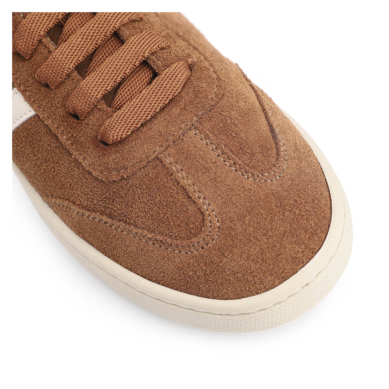 Tênis Couro Camurça Marrom/Alt Off White