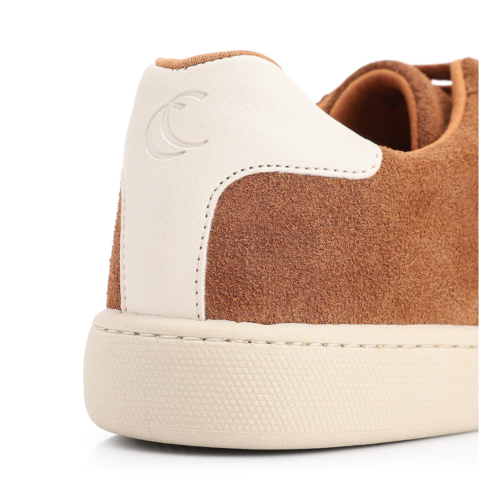 Tênis Couro Camurça Marrom/Alt Off White