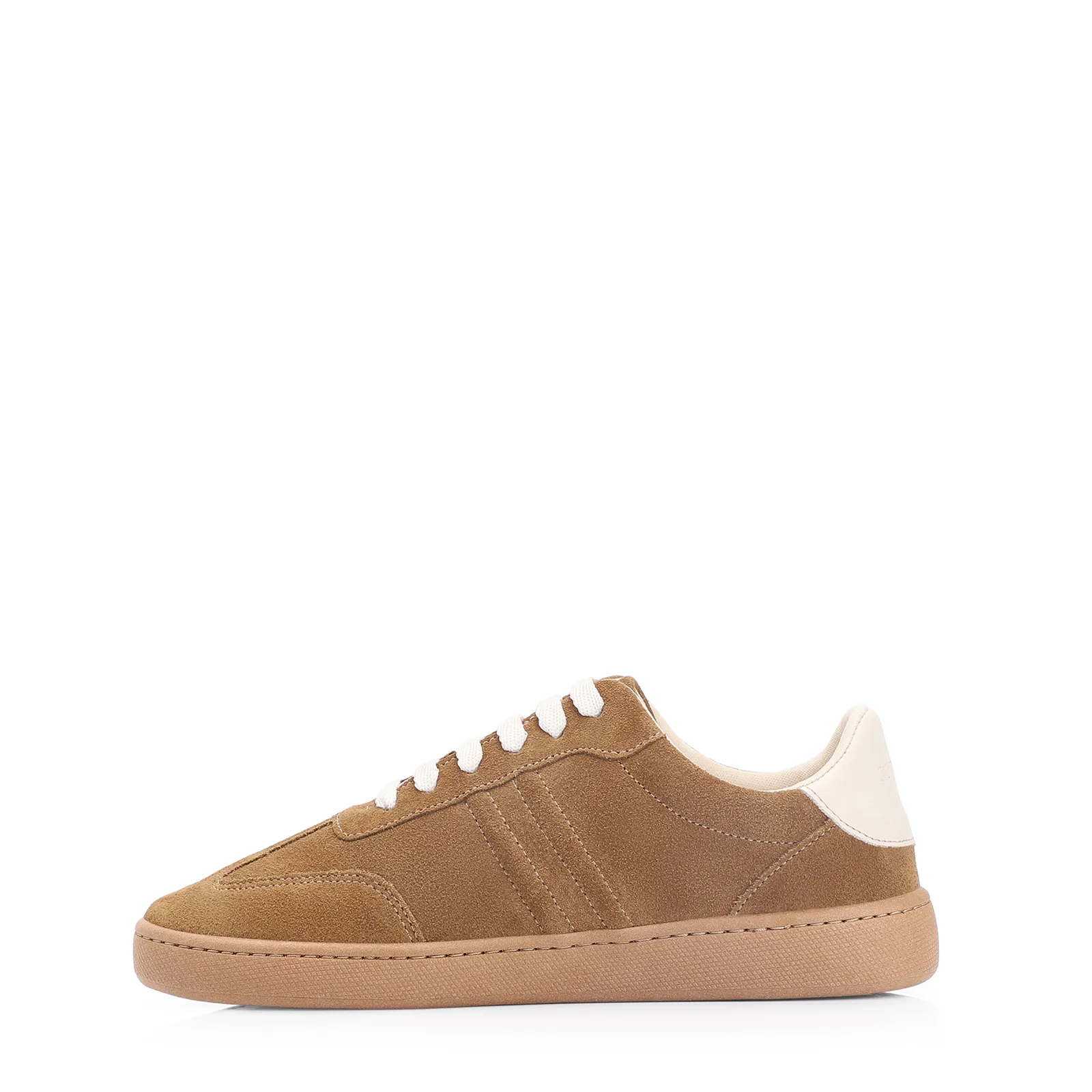 Tênis Couro Camurça Marrom/Alt Off White