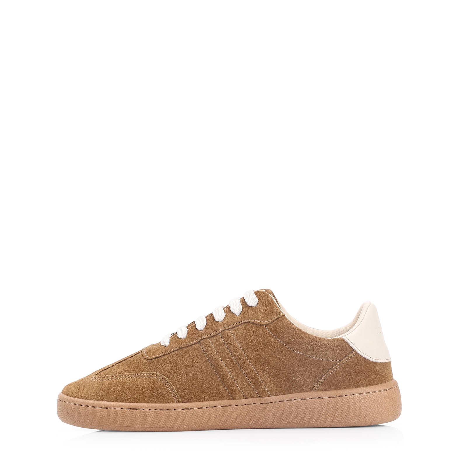 Tênis Couro Camurça Marrom/Alt Off White