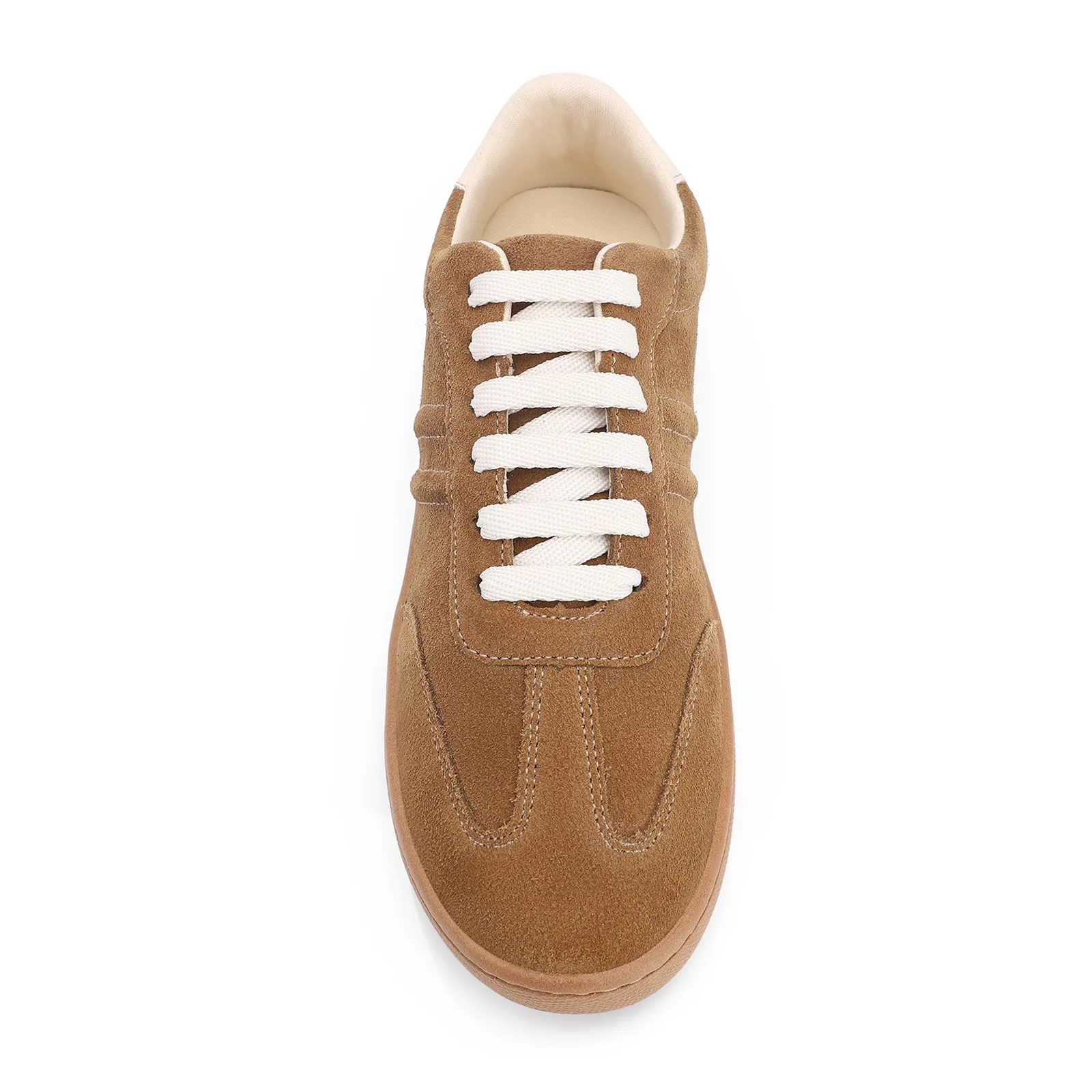 Tênis Couro Camurça Marrom/Alt Off White