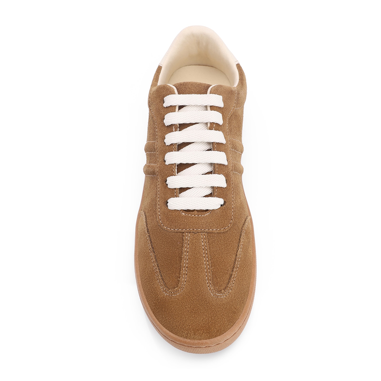 Tênis Couro Camurça Marrom/Alt Off White