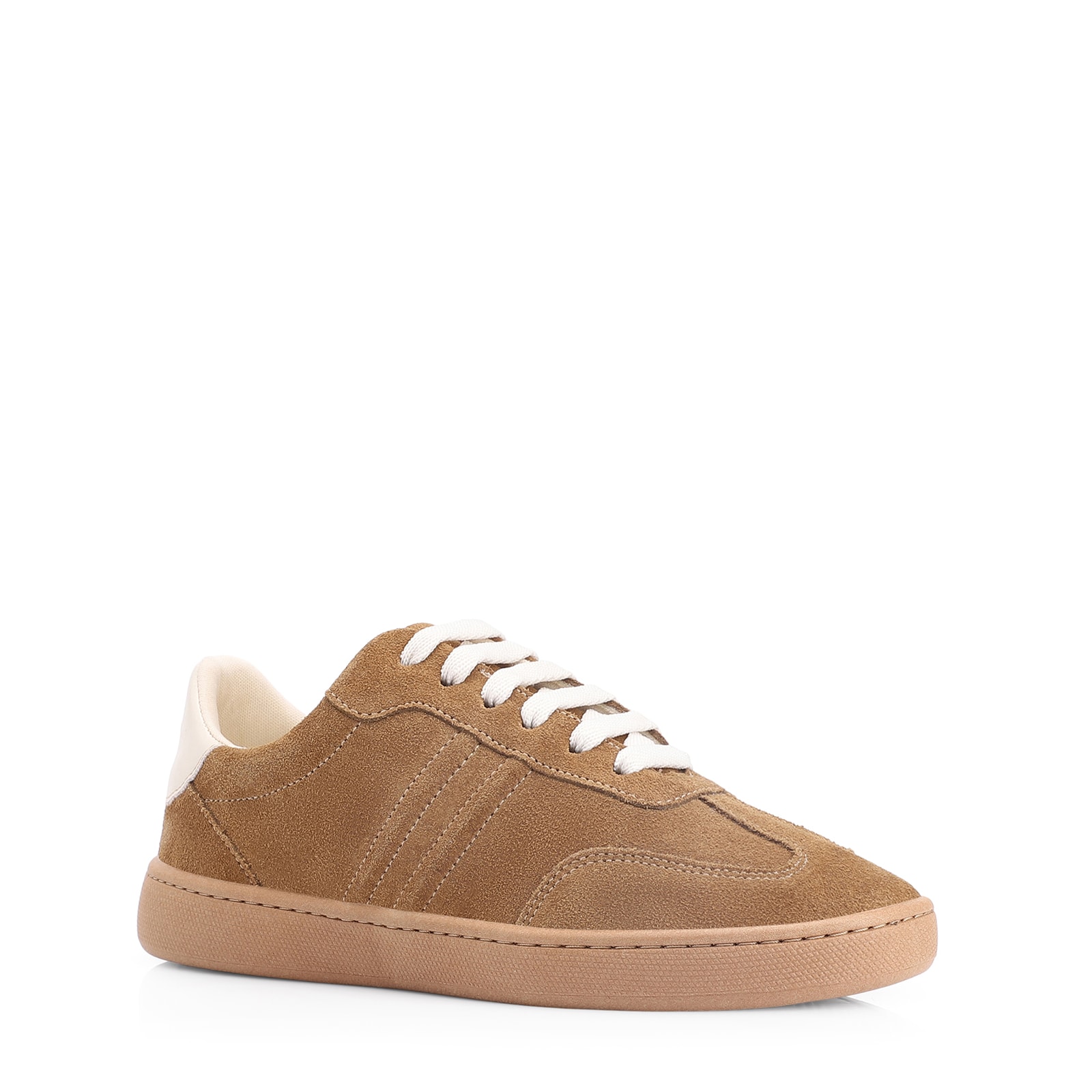 Tênis Couro Camurça Marrom/Alt Off White