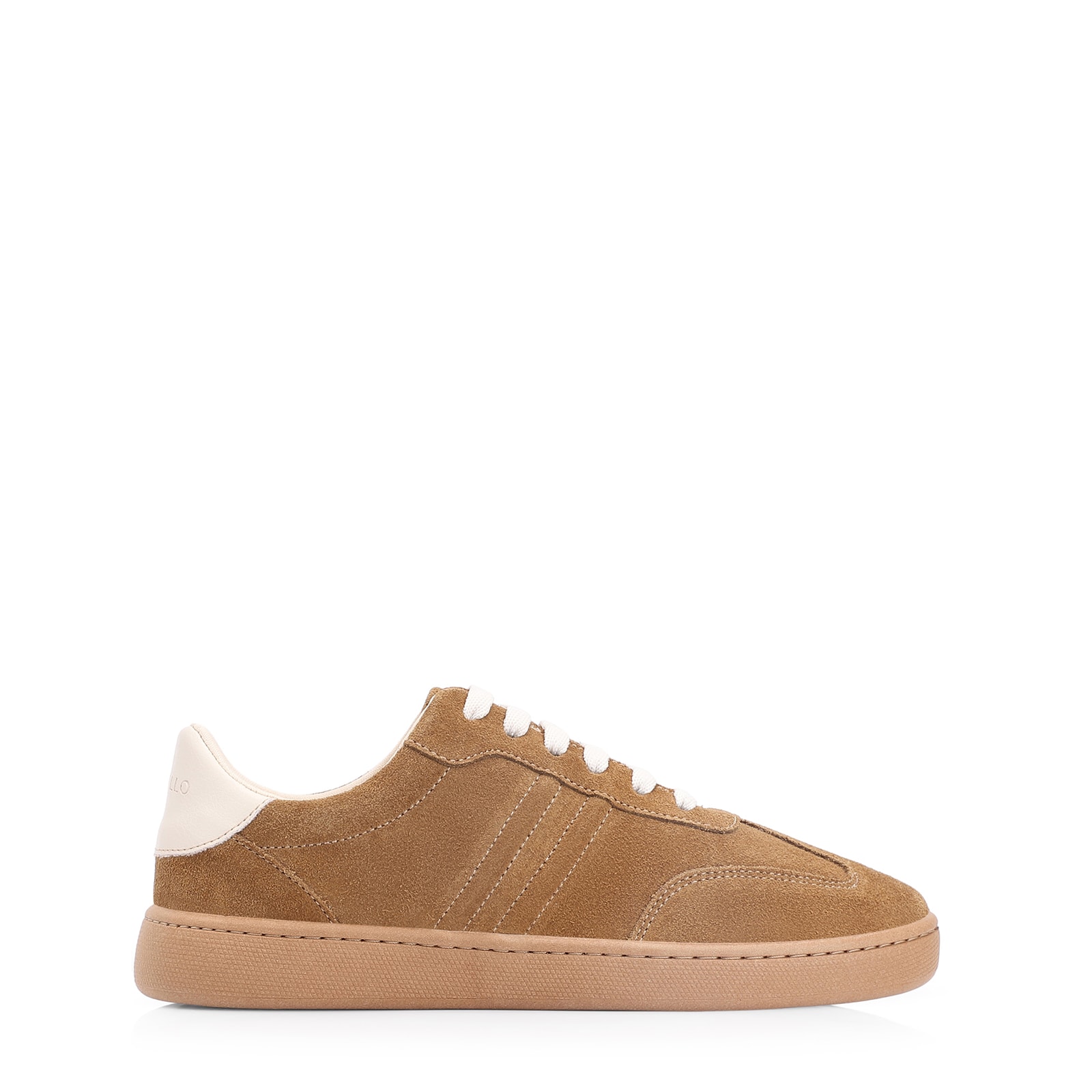 Tênis Couro Camurça Marrom/Alt Off White