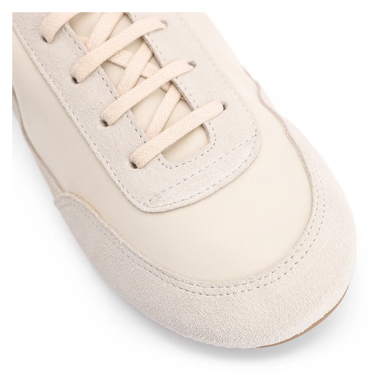 Tênis Couro Camurça/Nylon Off White