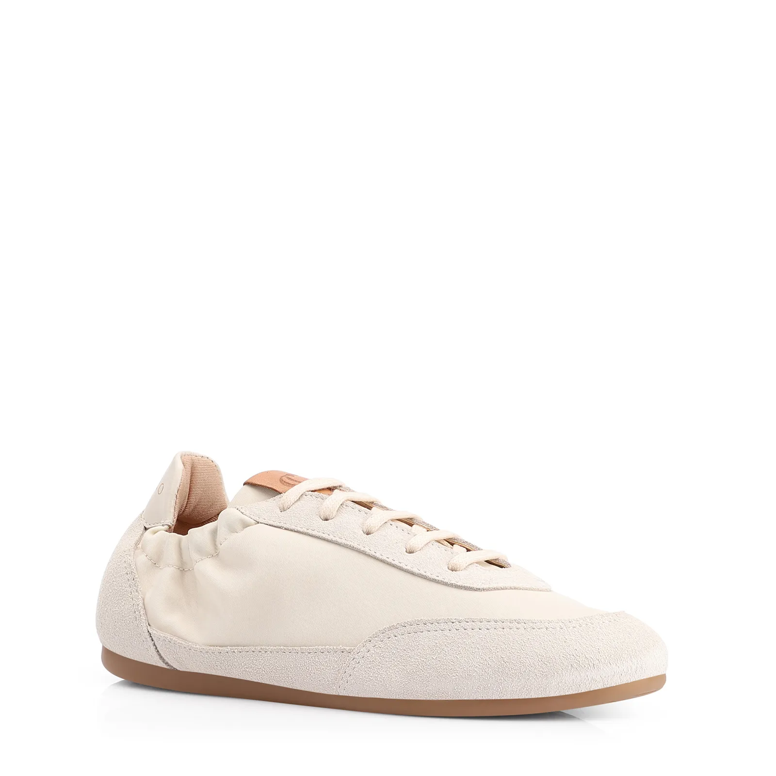 Tênis Couro Camurça/Nylon Off White