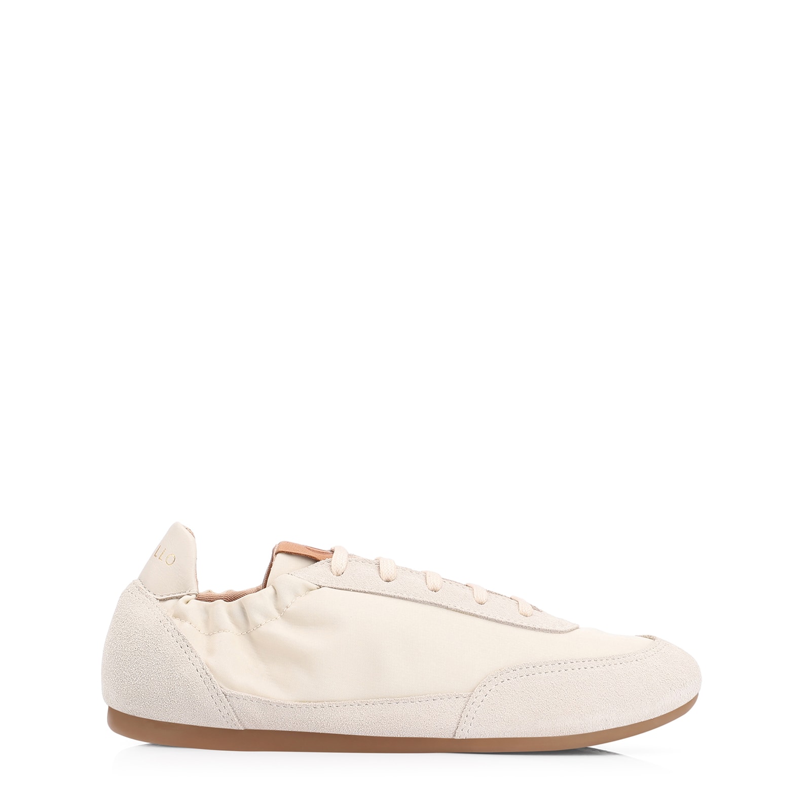 Tênis Couro Camurça/Nylon Off White