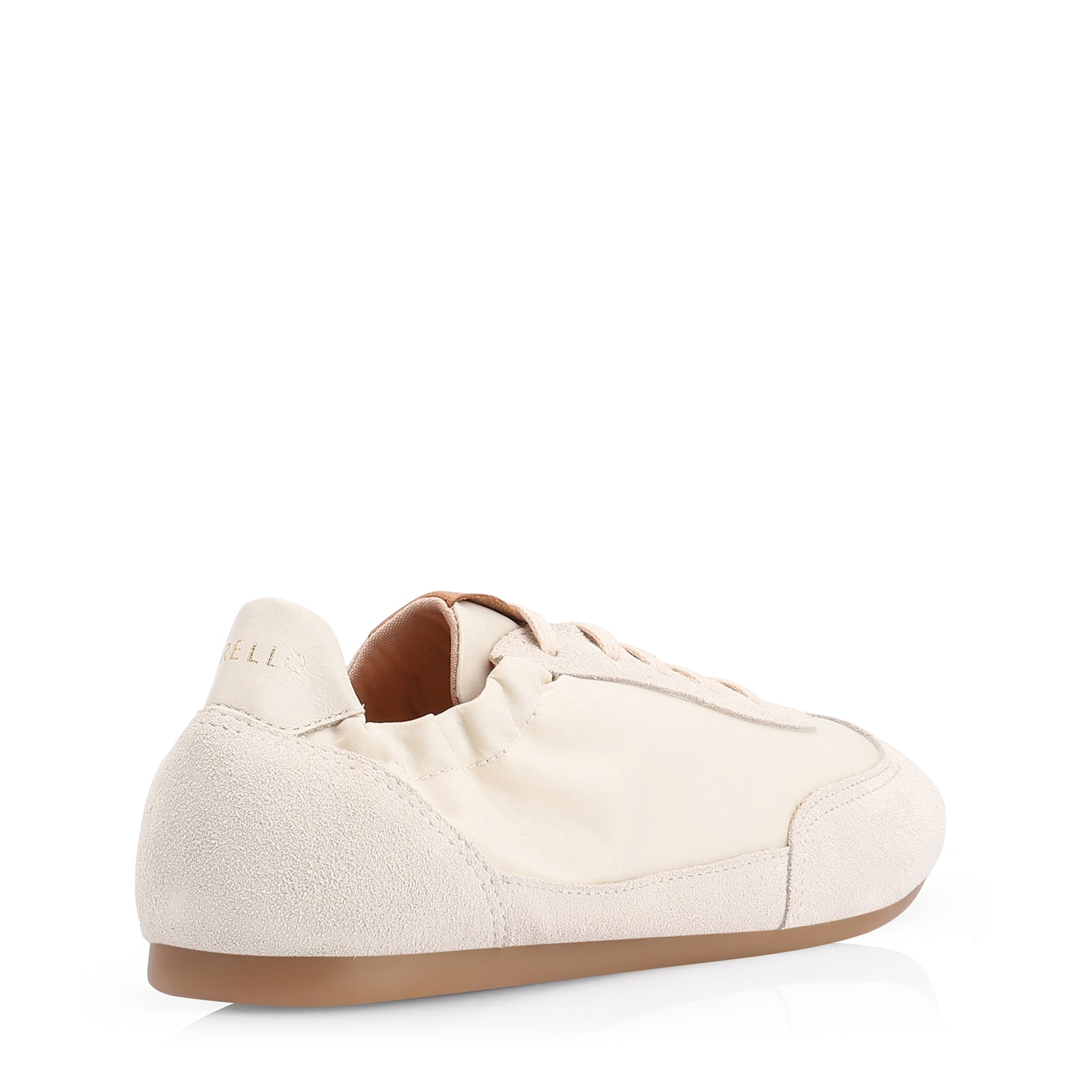 Tênis Couro Camurça/Nylon Off White
