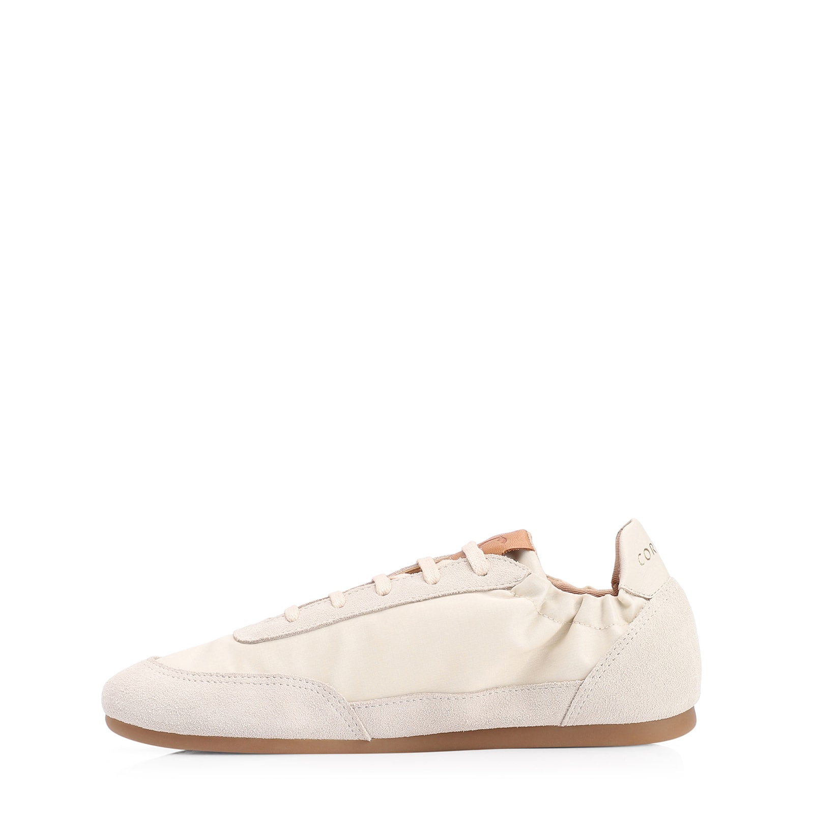 Tênis Couro Camurça/Nylon Off White