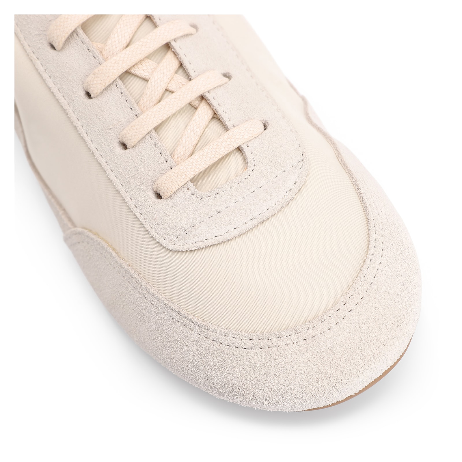Tênis Couro Camurça/Nylon Off White