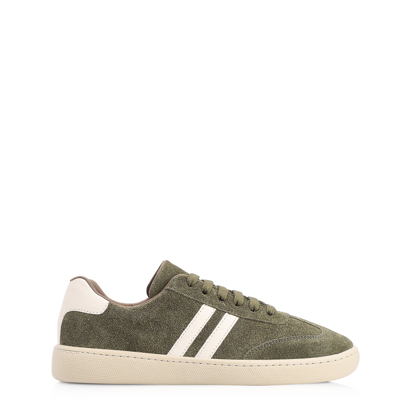 Tênis Couro Camurça Verde/Alt Off White