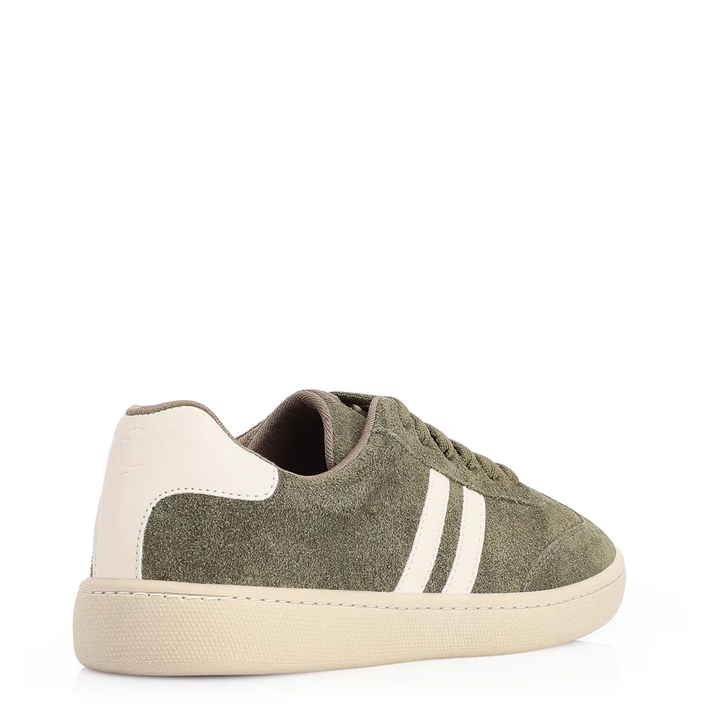 Tênis Couro Camurça Verde/Alt Off White - imagem 4