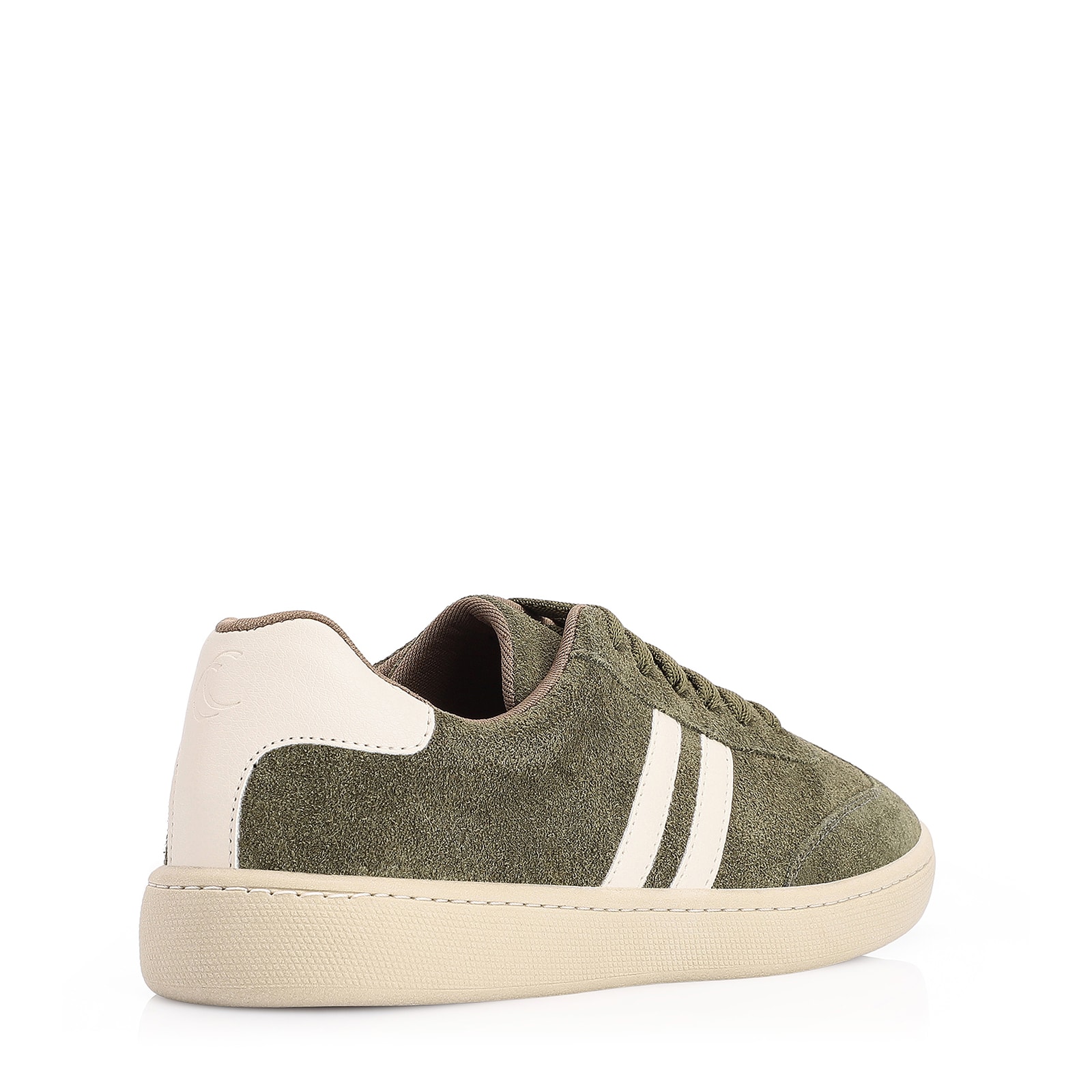 Tênis Couro Camurça Verde/Alt Off White