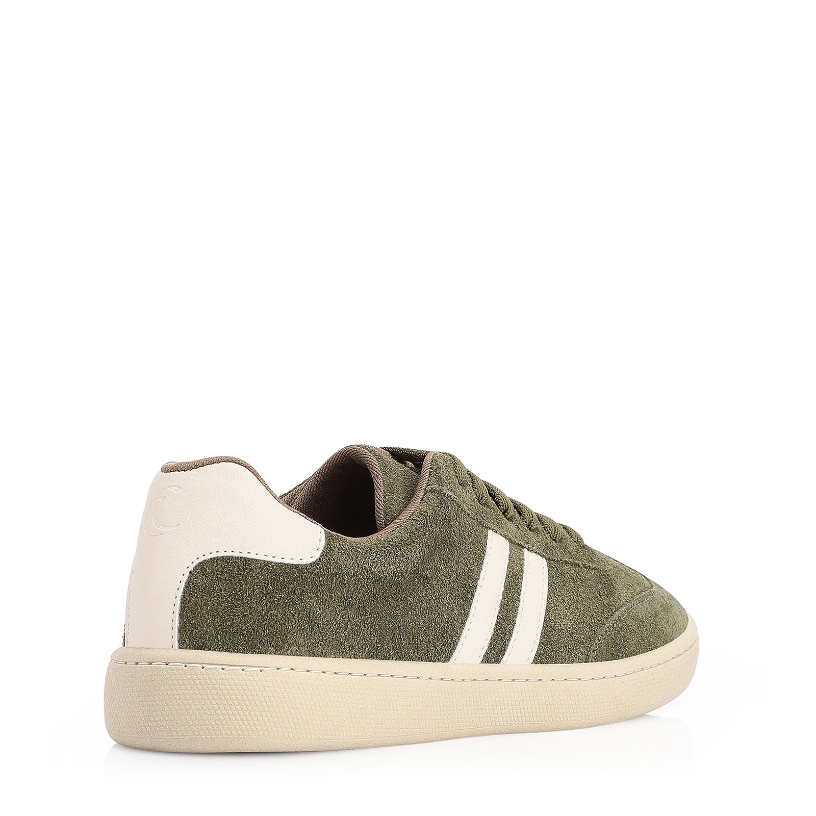 Tênis Couro Camurça Verde/Alt Off White