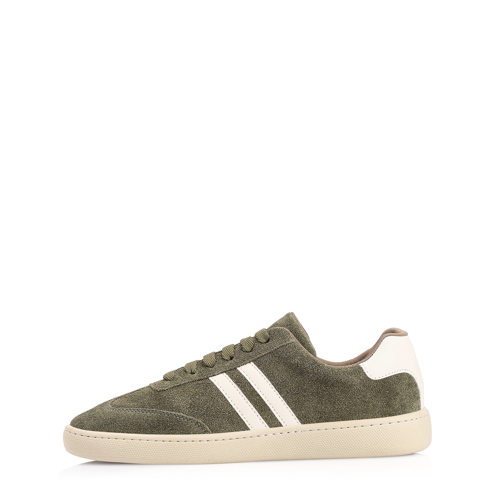 Tênis Couro Camurça Verde/Alt Off White