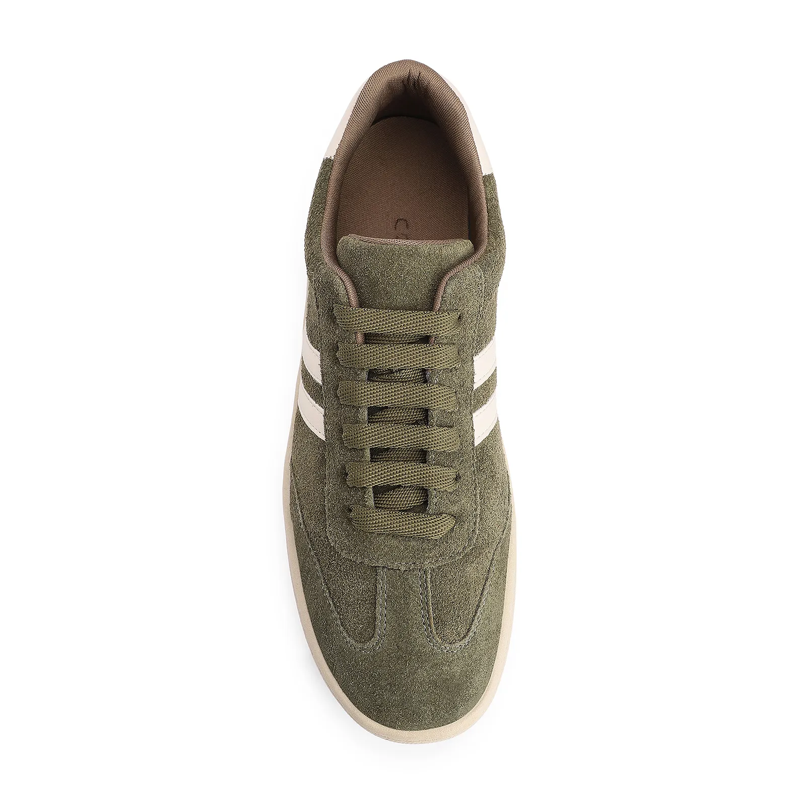 Tênis Couro Camurça Verde/Alt Off White