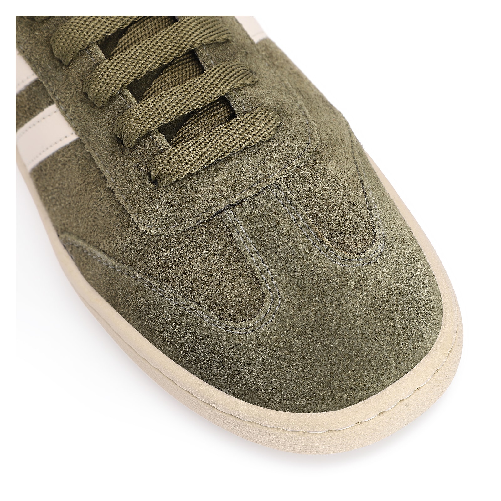 Tênis Couro Camurça Verde/Alt Off White