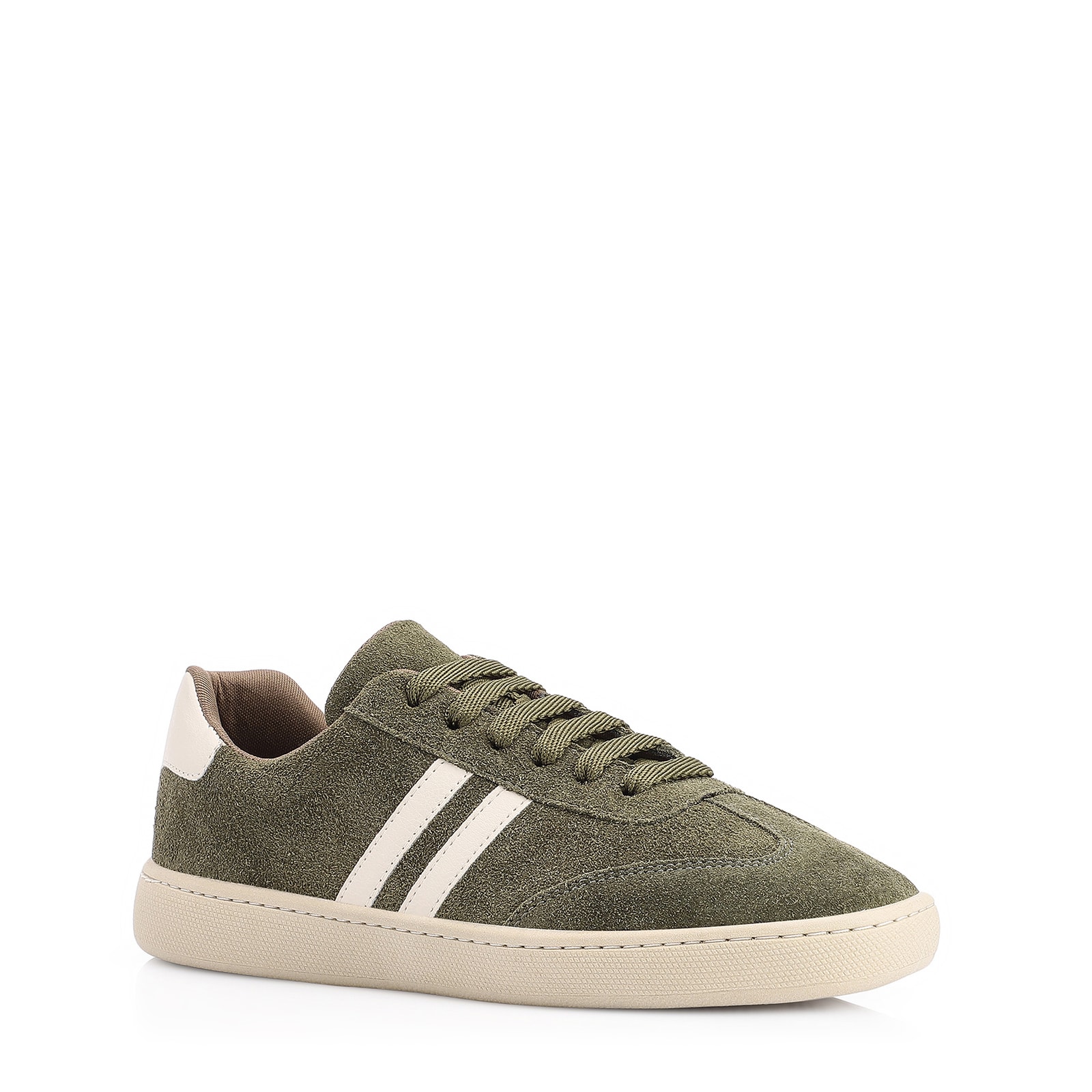 Tênis Couro Camurça Verde/Alt Off White