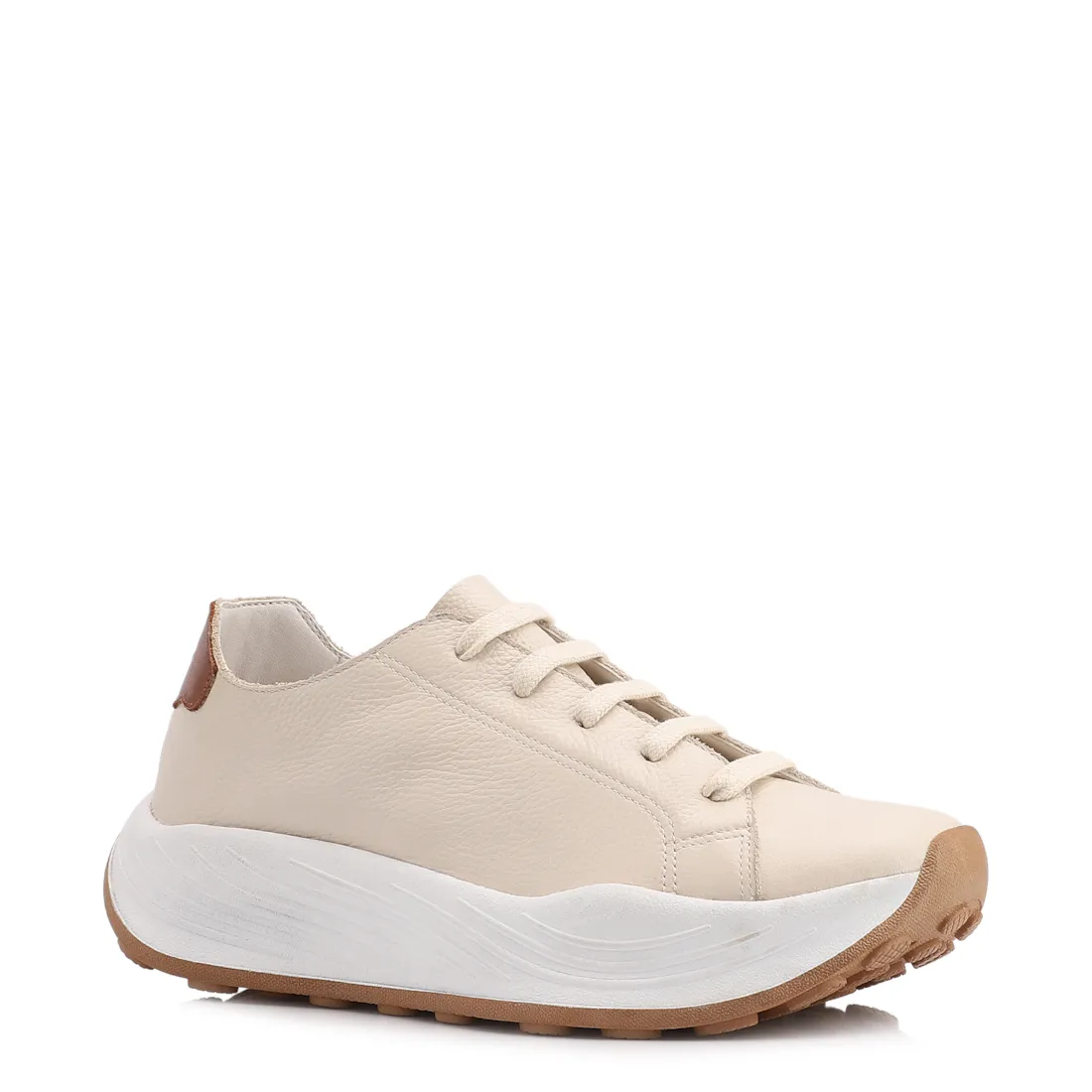 Tênis Couro Off White