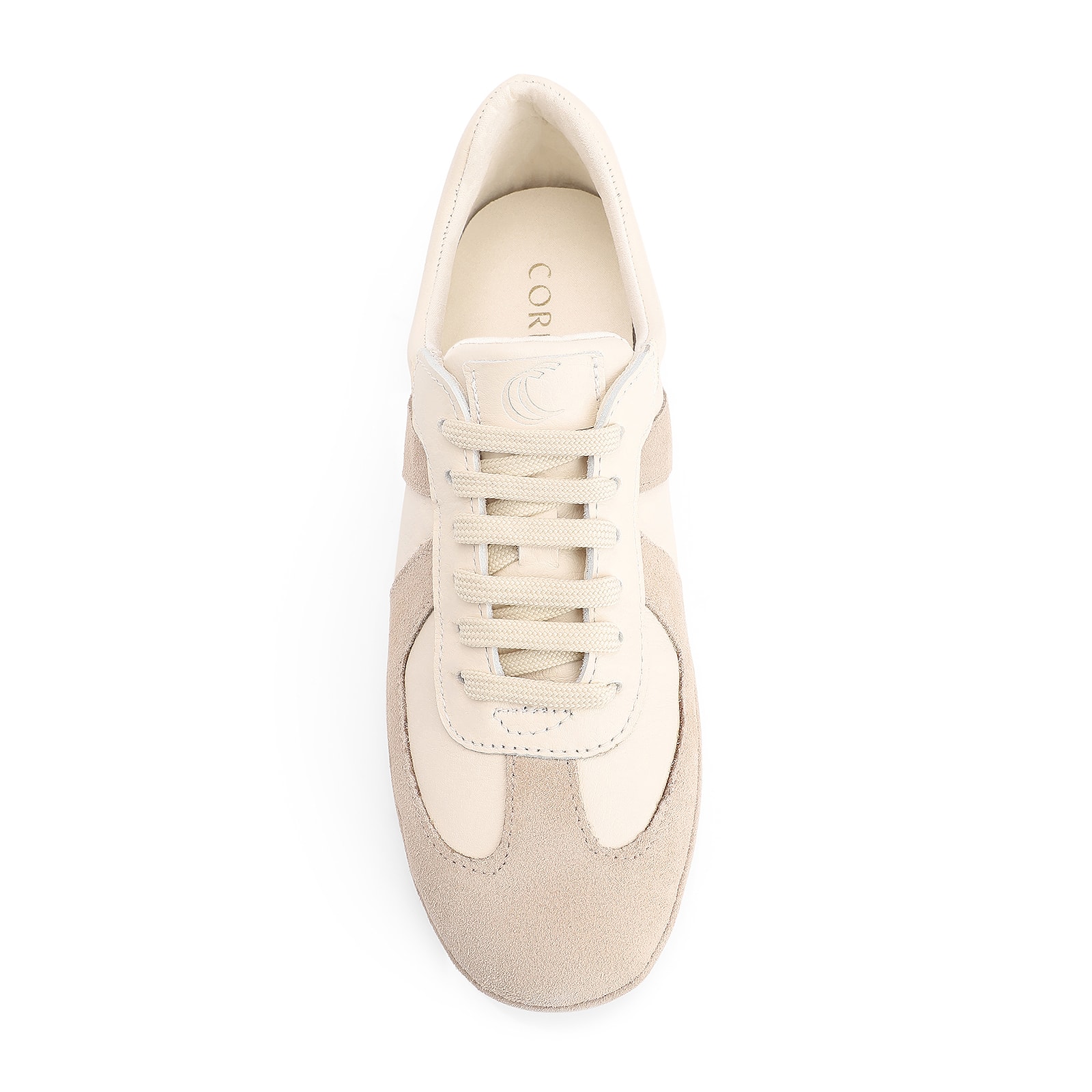 Tênis Couro Off White/Couro Camurça Cinza