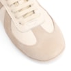 Tênis Couro Off White/Couro Camurça Cinza - imagem 7