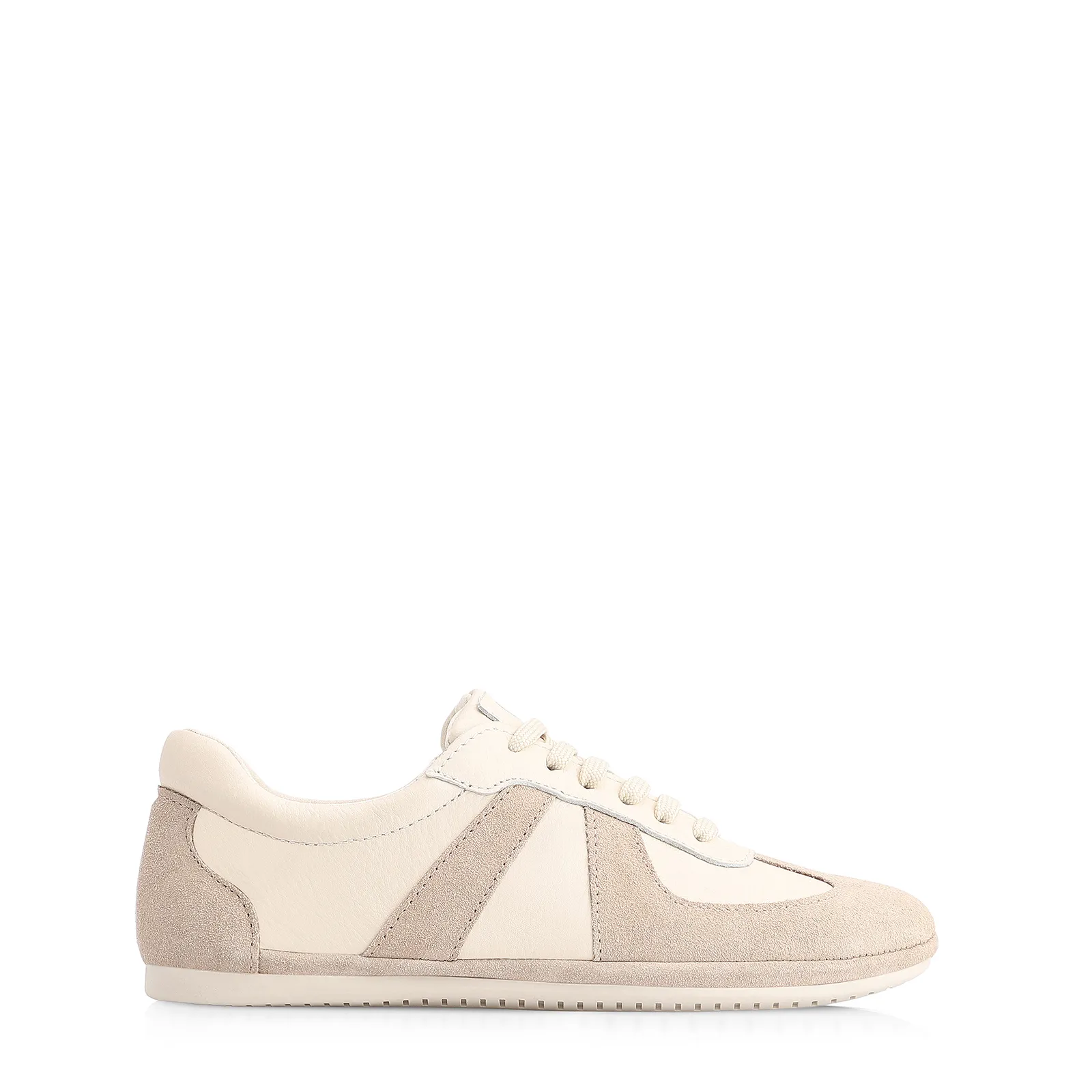 Tênis Couro Off White/Couro Camurça Cinza