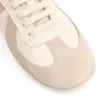 Tênis Couro Off White/Couro Camurça Cinza - imagem 7