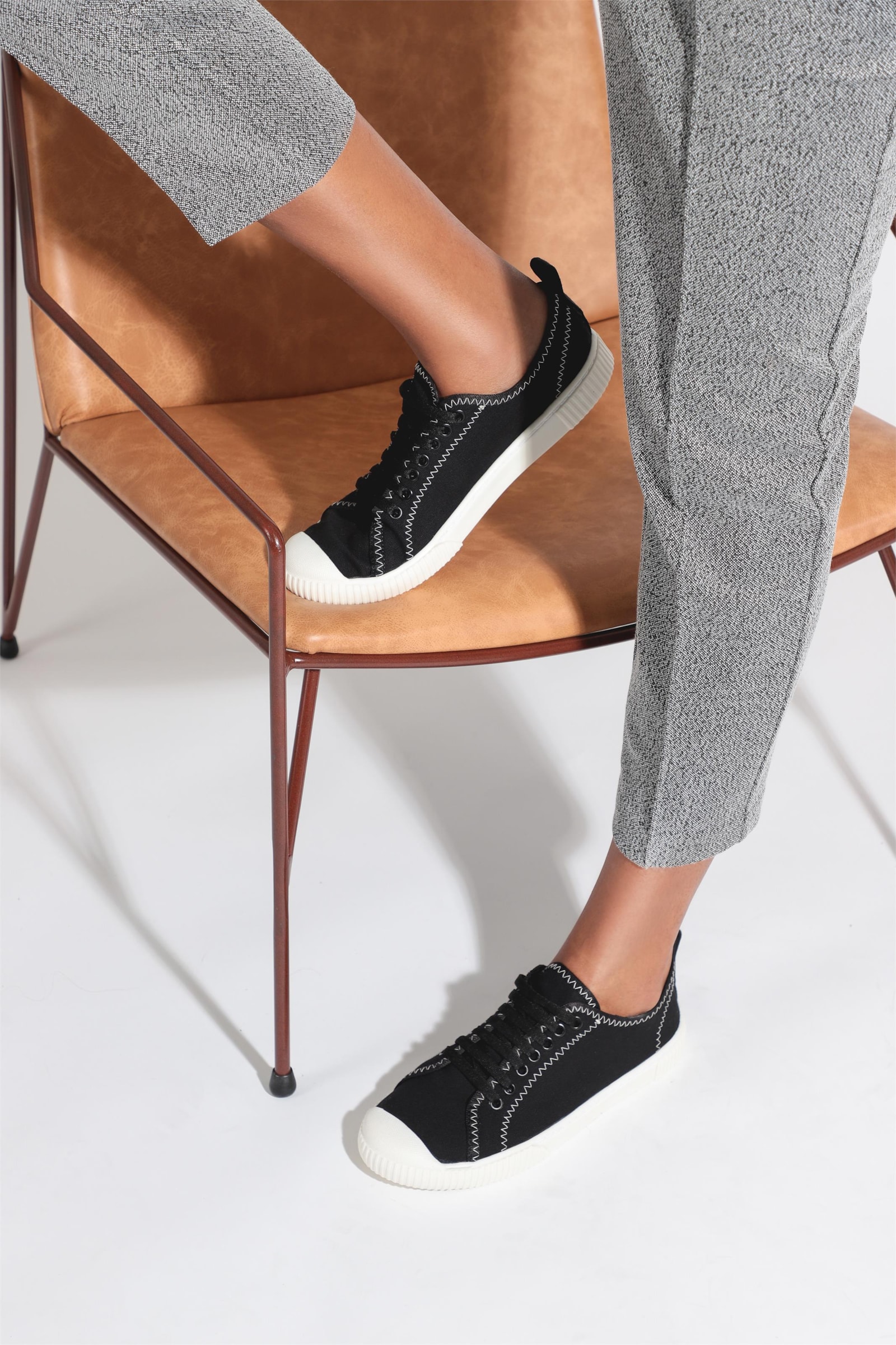 Tênis Feminino Lona Preto