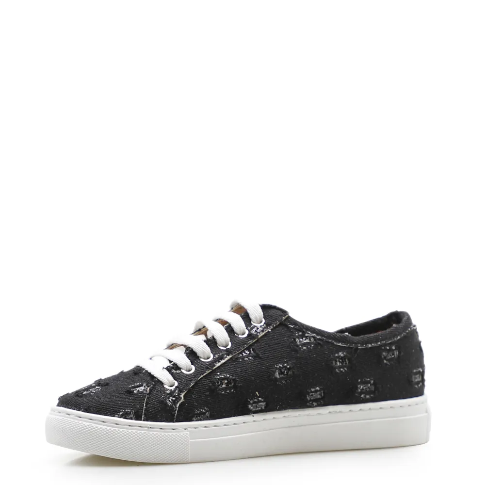 Tênis Feminino Tec.Jeans Black/Prata - imagem 4