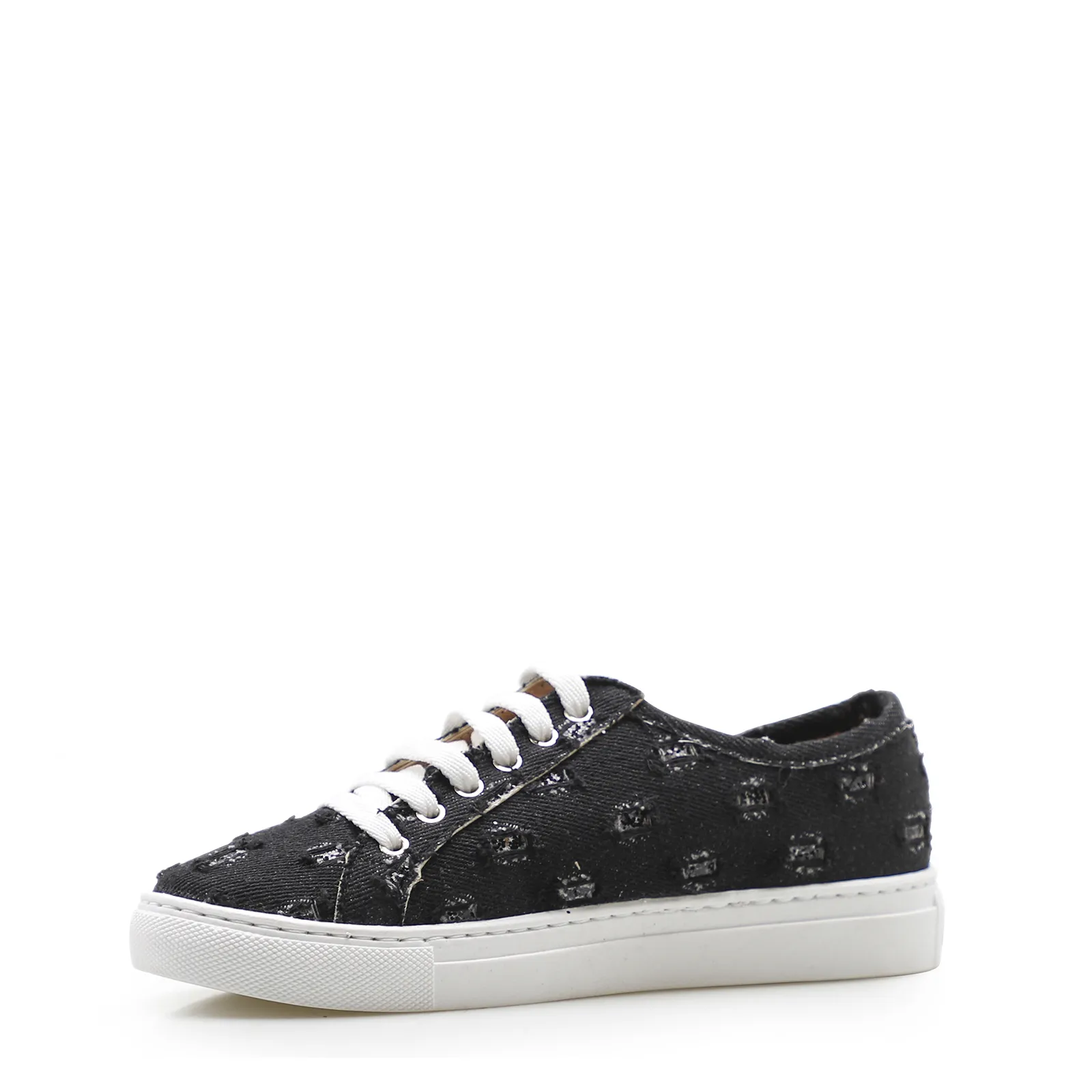 Tênis Feminino Tec.Jeans Black/Prata