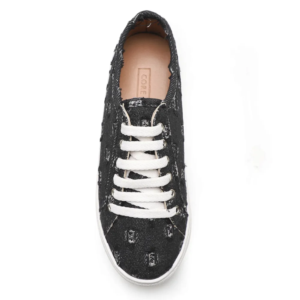Tênis Feminino Tec.Jeans Black/Prata - imagem 5