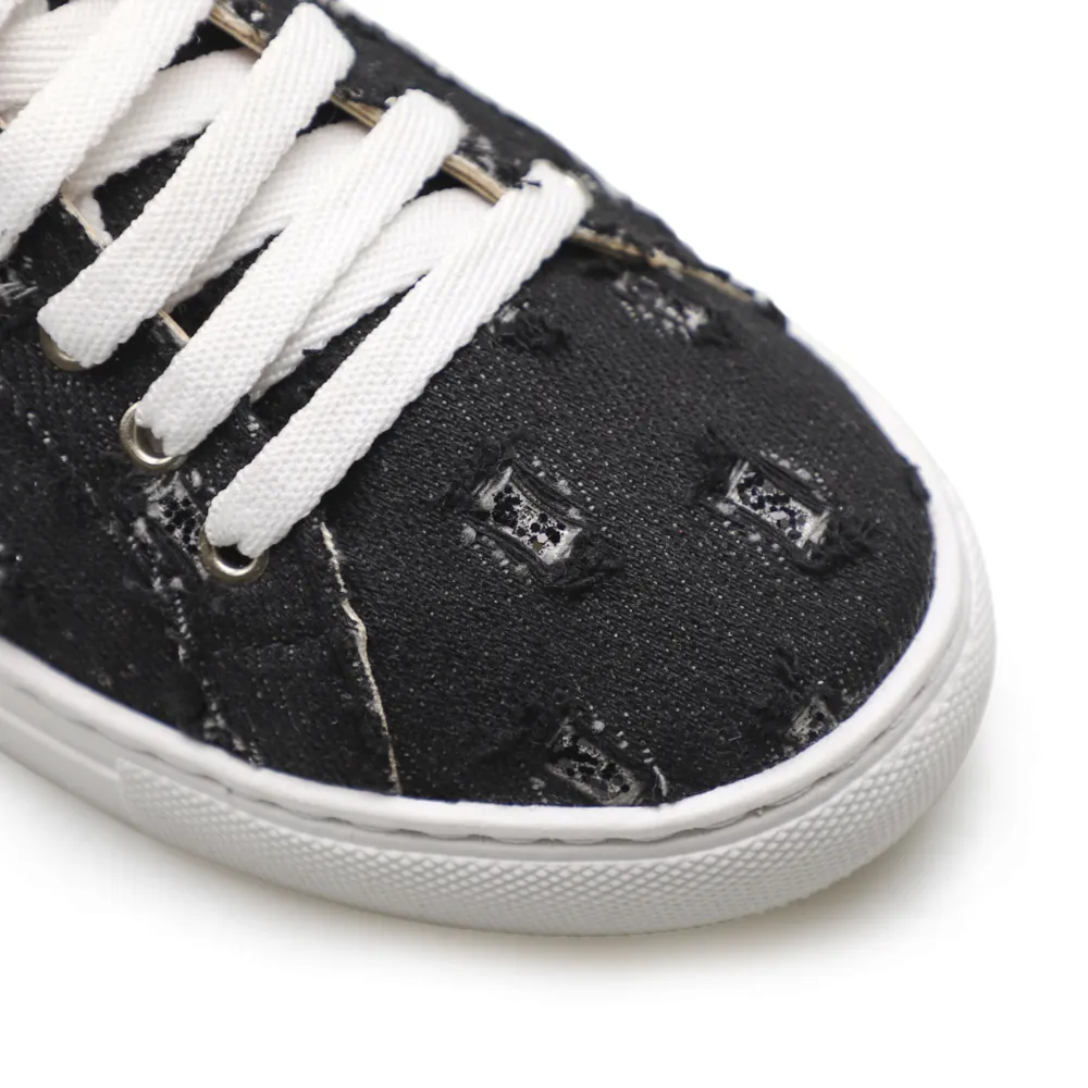 Tênis Feminino Tec.Jeans Black/Prata - imagem 6
