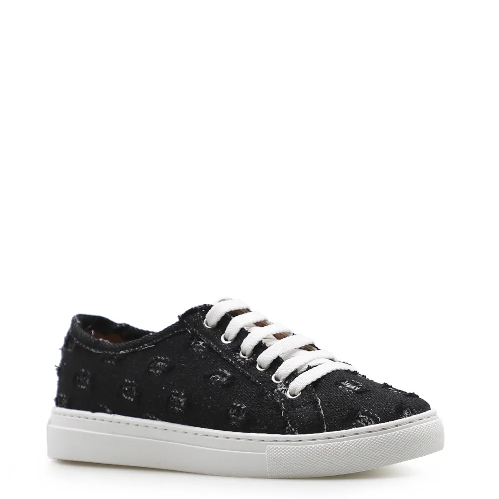 Tênis Feminino Tec.Jeans Black/Prata