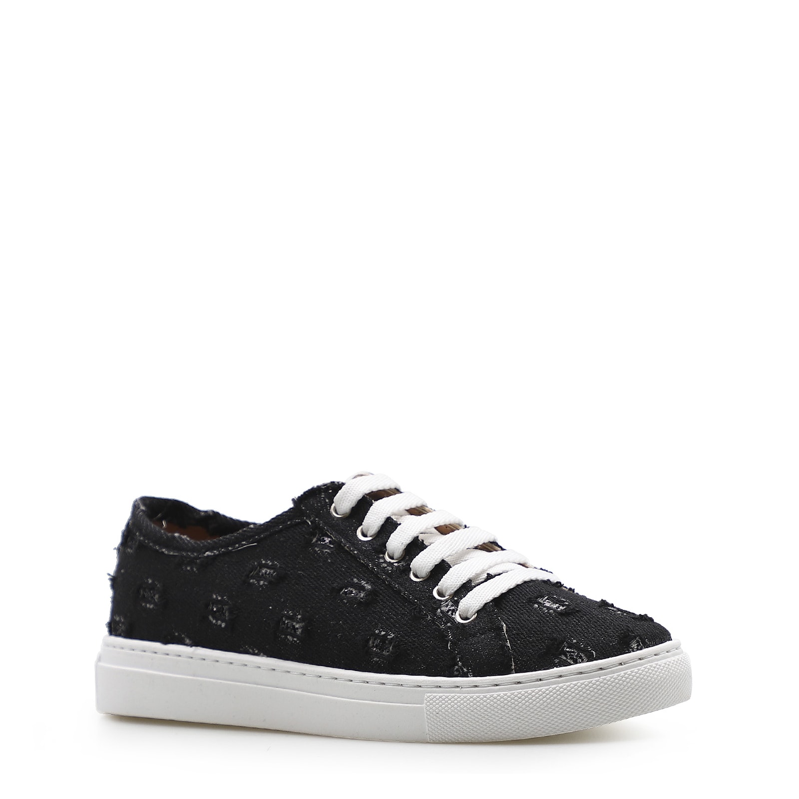 Tênis Feminino Tec.Jeans Black/Prata
