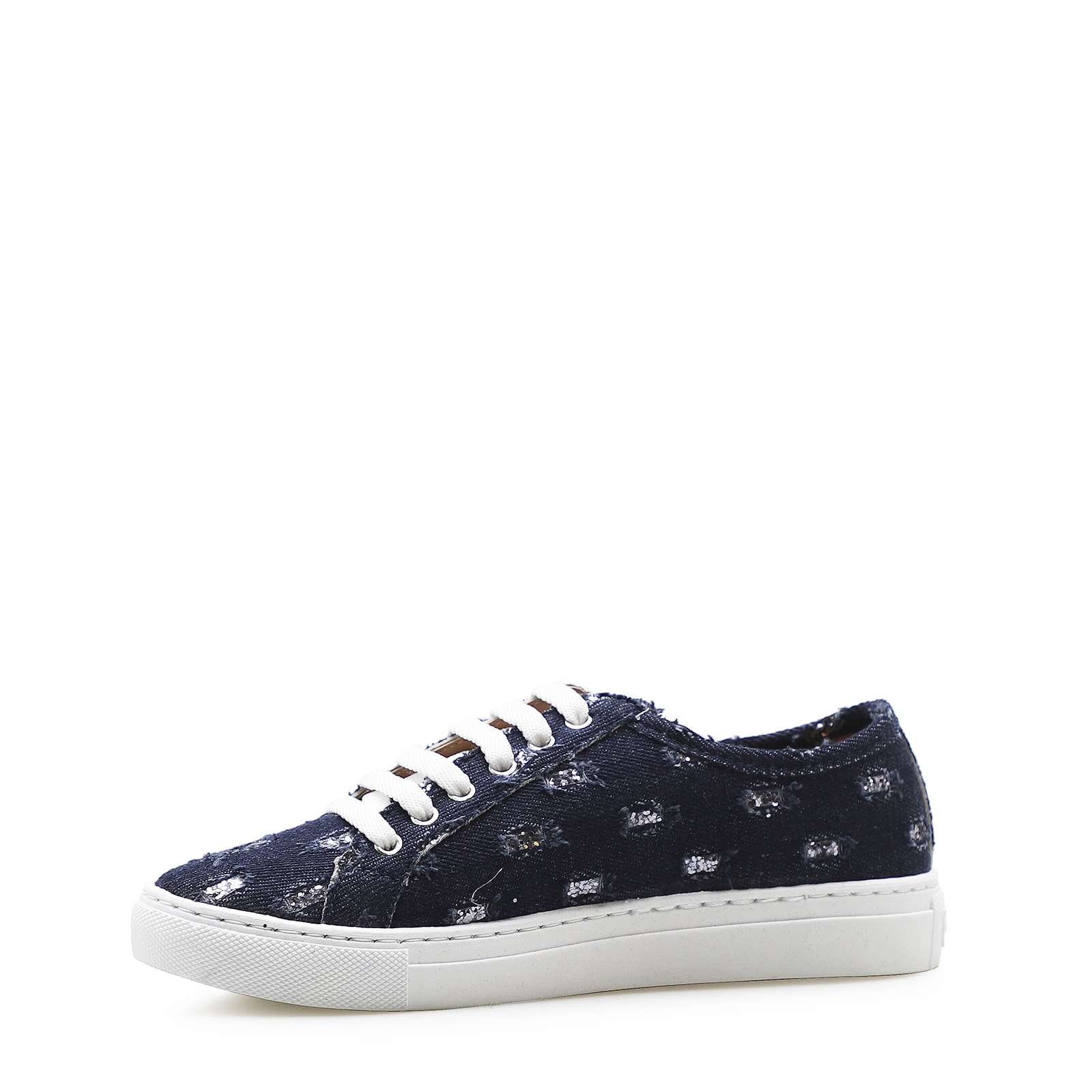 Tênis Feminino Tecido Jeans Azul