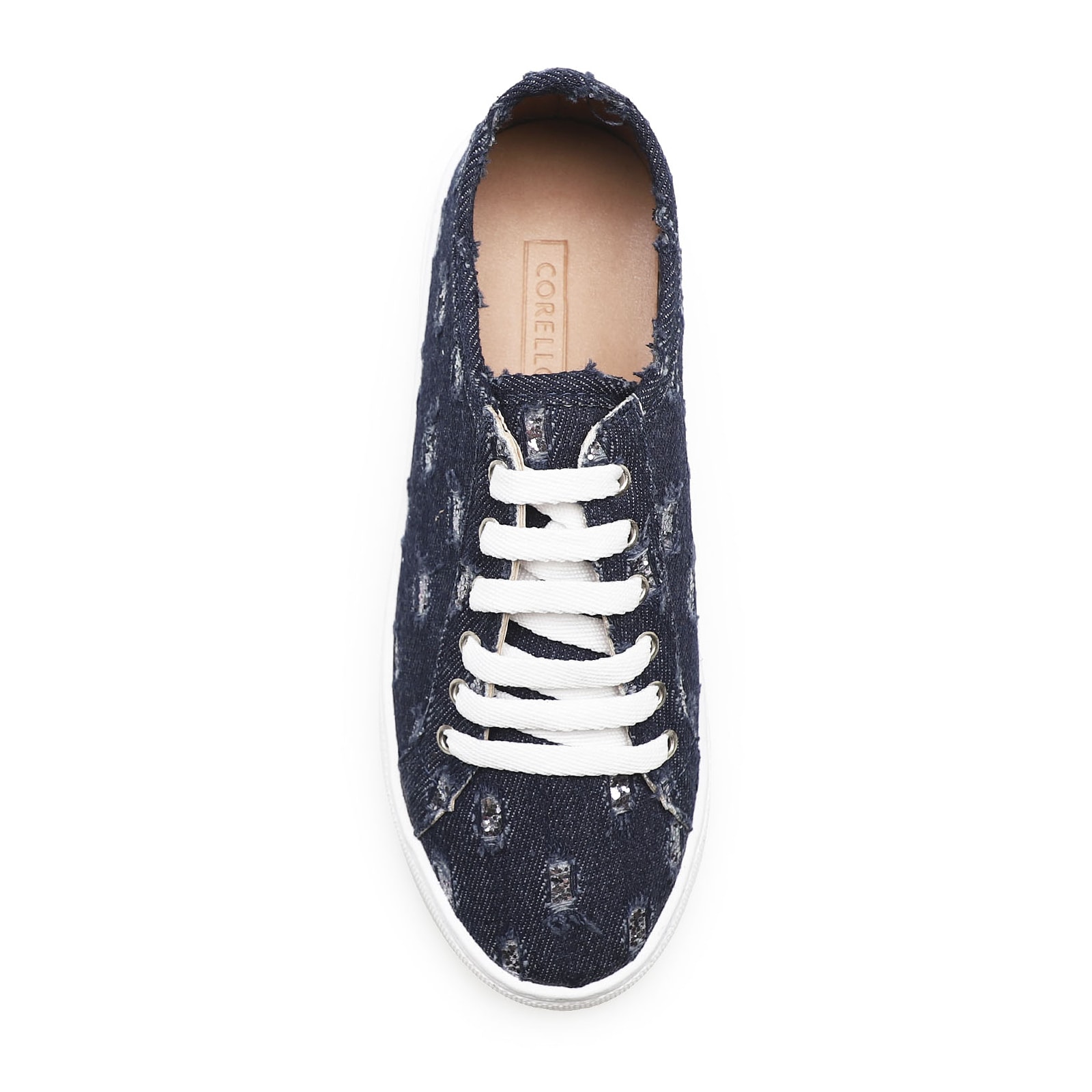 Tênis Feminino Tecido Jeans Azul